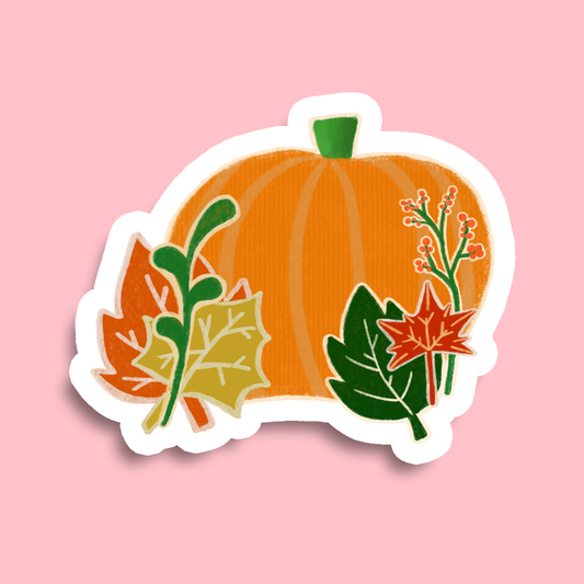 Autumn Pumpkin Sticker