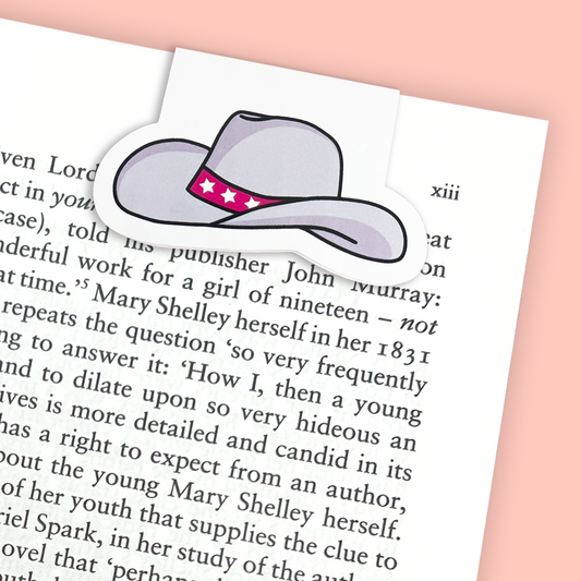 Cowboy Hat Magnetic Bookmark