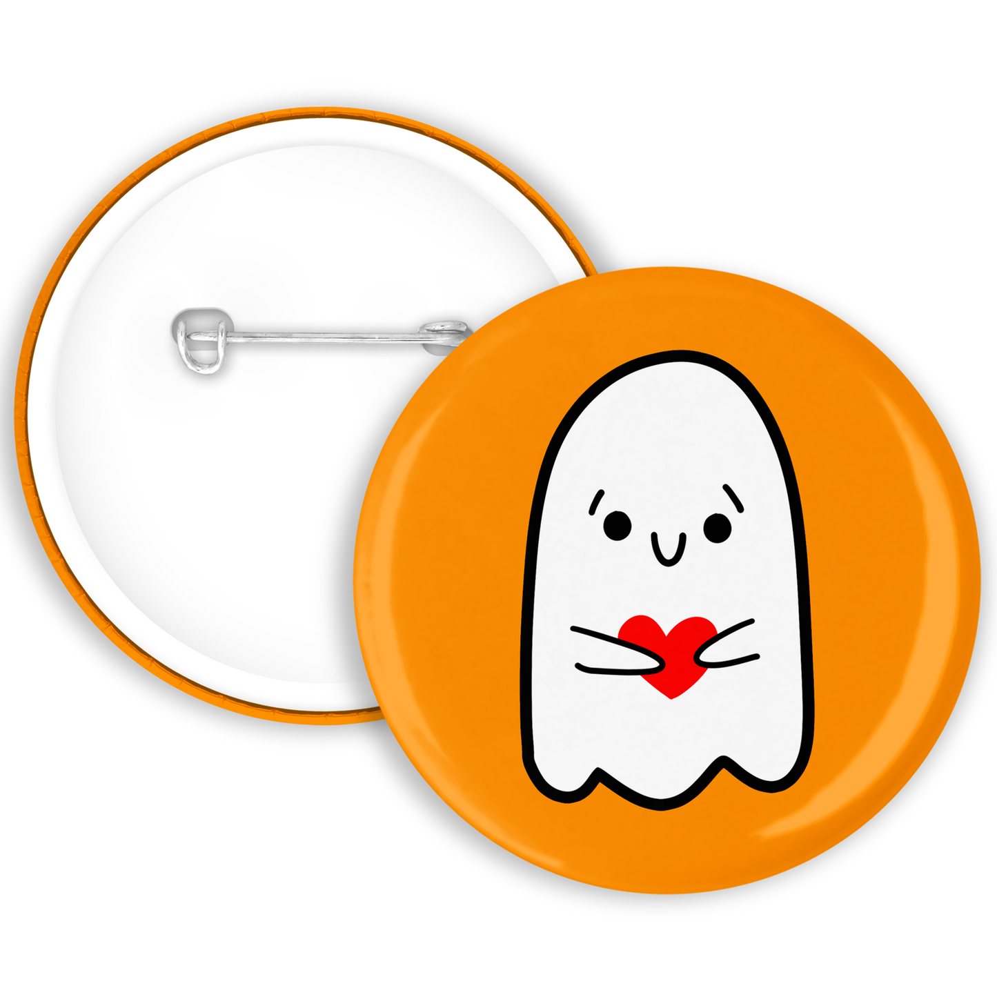 Ghost With Heart Badge