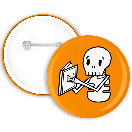 Skeleton Reading Badge