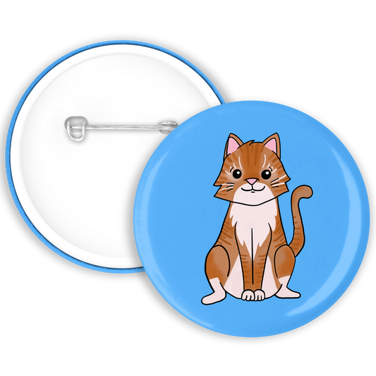 Tabby Cat Badge