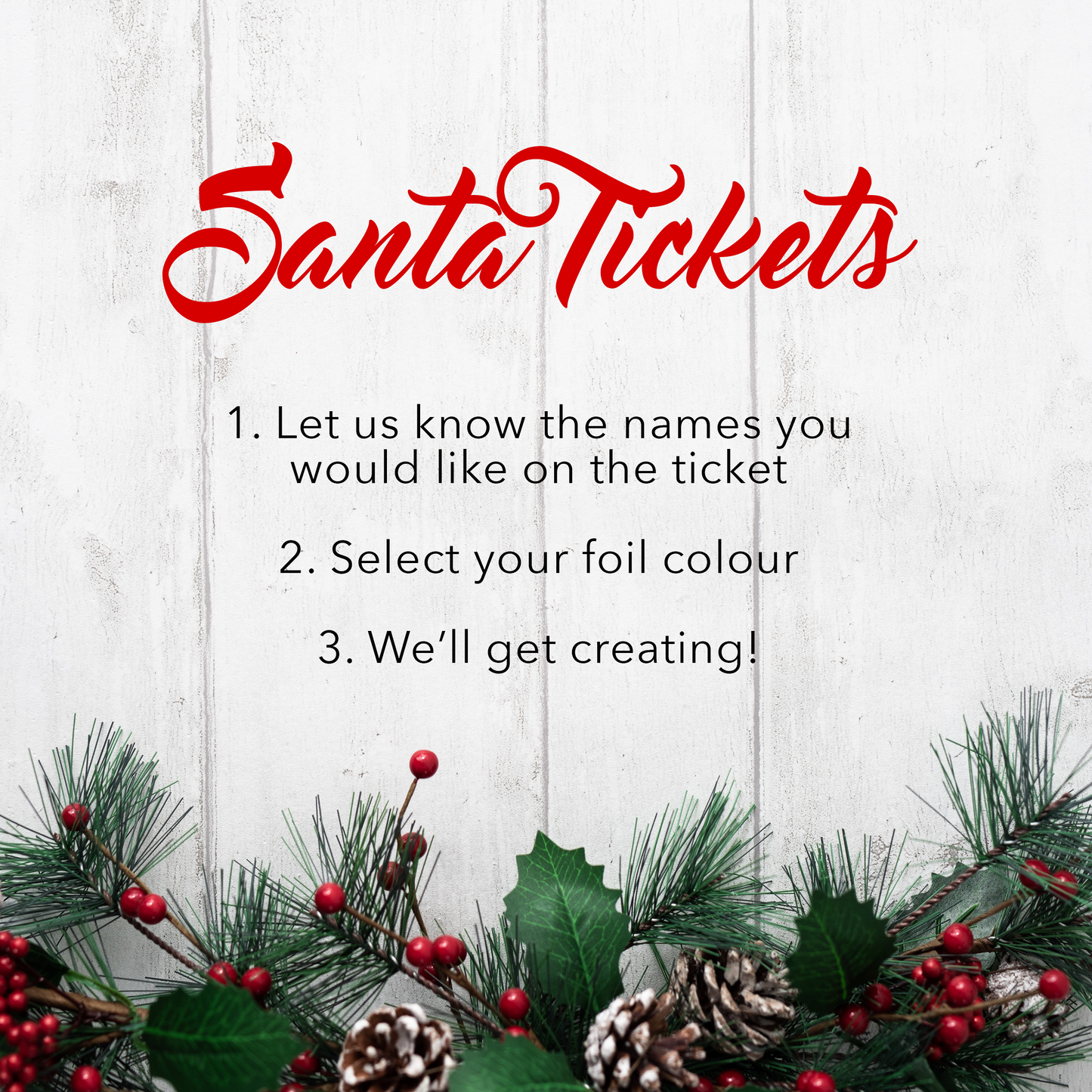 Santa's Good List Letter