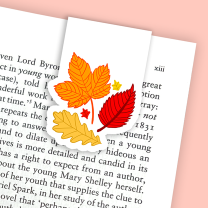 Autumn Leaves Magnetic Bookmark