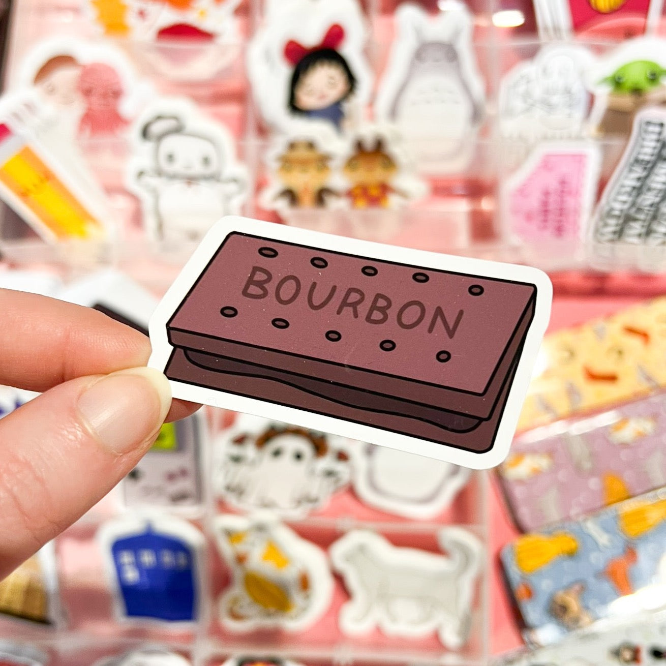 Bourbon Biscuit Sticker