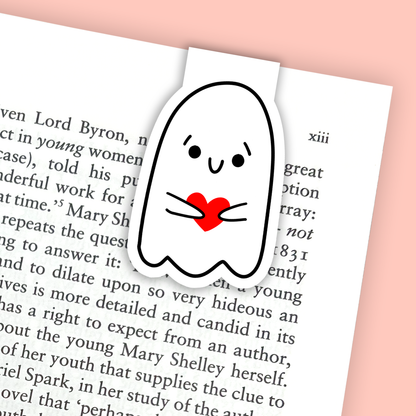 Ghost with Heart Bookmark