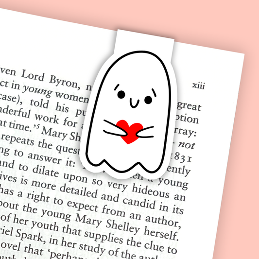 Ghost with Heart Bookmark