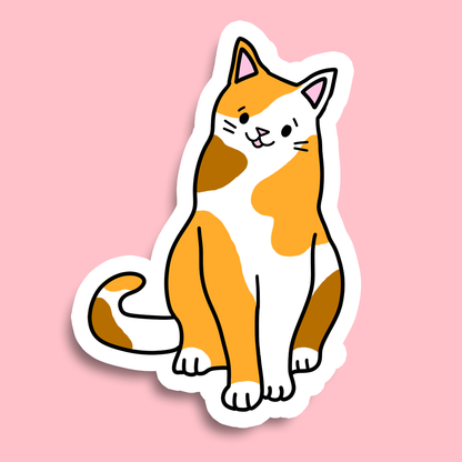 Tortoise Shell Cat Sticker