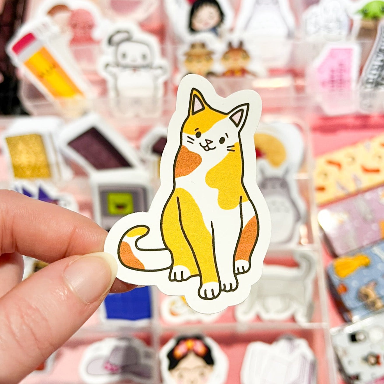 Tortoise Shell Cat Sticker